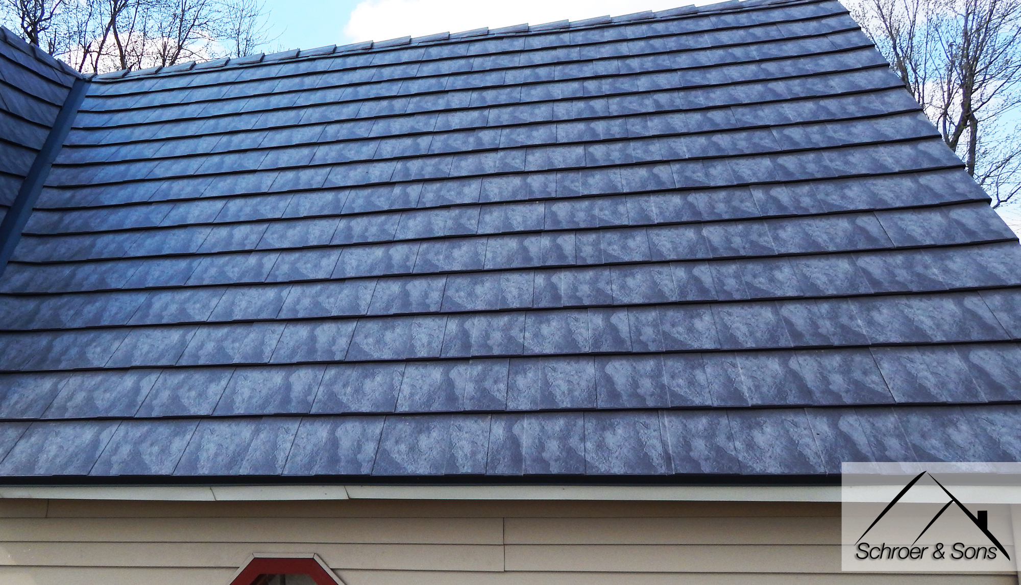 Oxford Slate Aluminum Metal Roof Schroer & Sons Sidney, Lima, Columbus OH